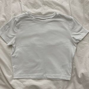 White size small Target Crop Top